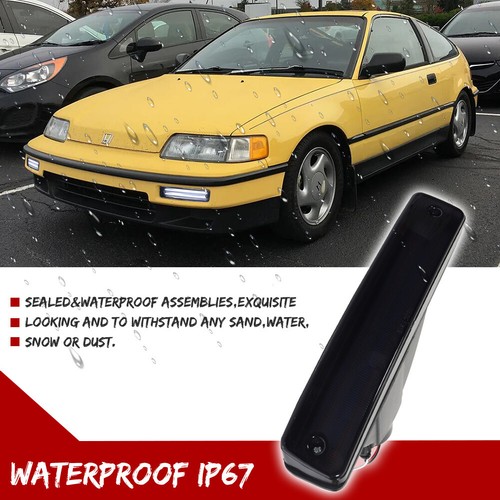 Luz de señal de giro frontal LED con interruptor ahumado para Honda CRX 1990-1991 - Imagen 5 de 12