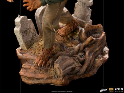 SF・ファンタジー・ホラー UNIVERSAL MONSTERS THE WOLFMAN STATUE Wolfman - Universal Monsters - Art Scale 1/10 - Iron Studios