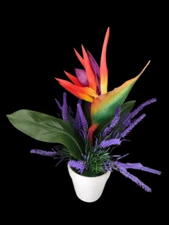Artificial tropical table centerpiece Small