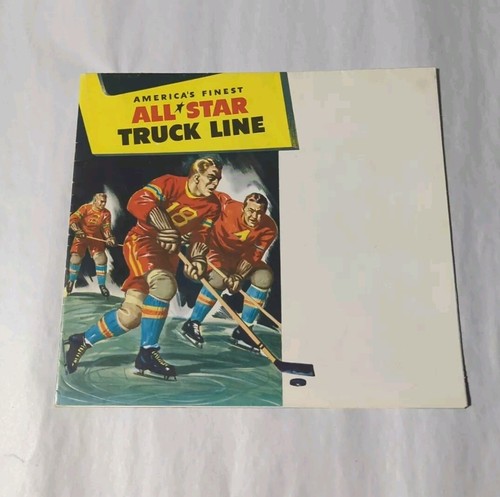 1950's GMC AMERICA'S FINEST ALL STAR TRUCK LINE FOLDOUT SALES BROCHURE