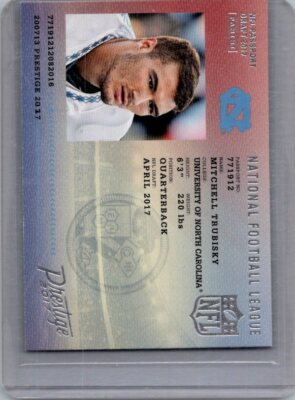 2017 Panini Prestige #8 Mitchell Trubisky NFL Passport | eBay