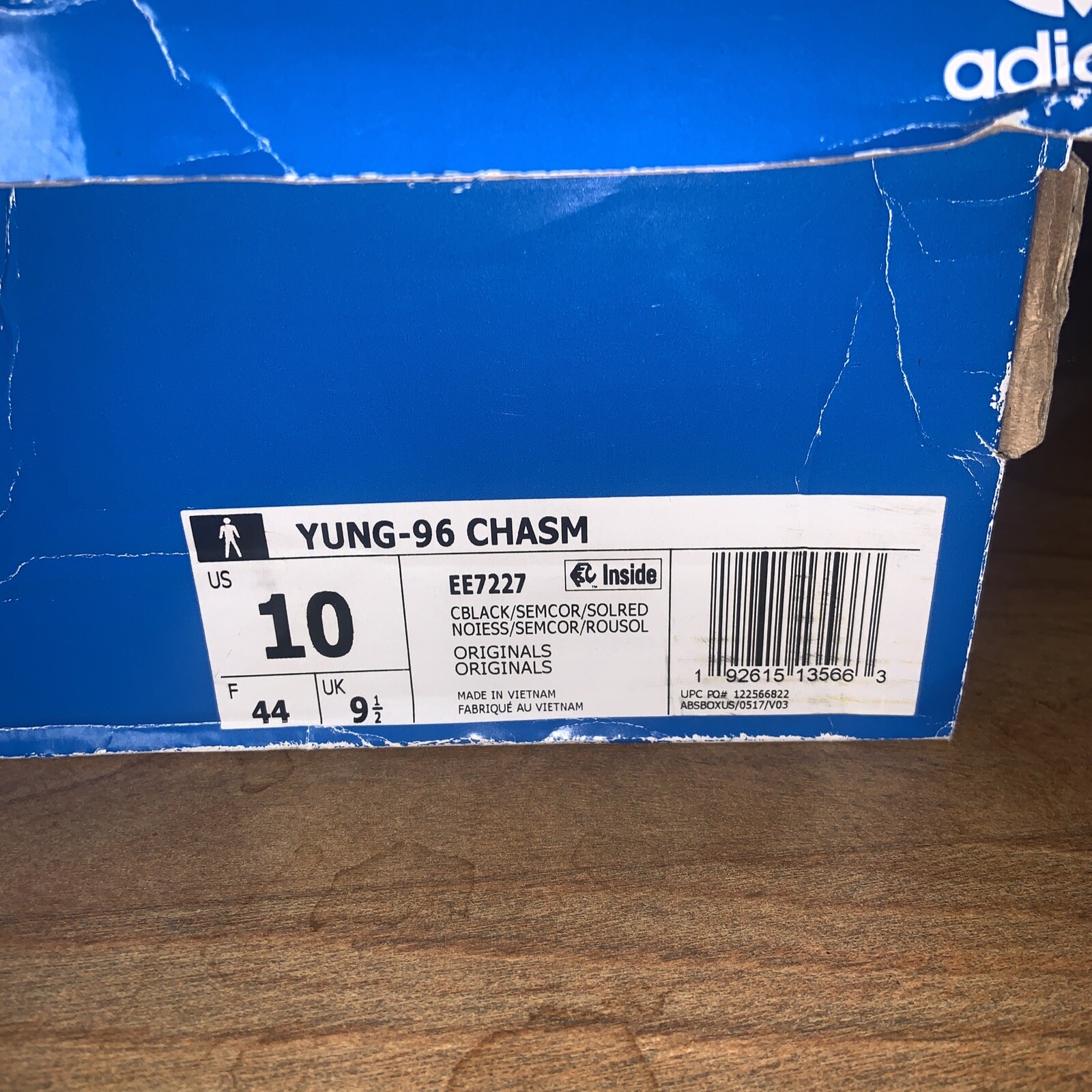 Size 10 Adidas Yung 96 Chasm Core Black 19 For Sale Online Ebay