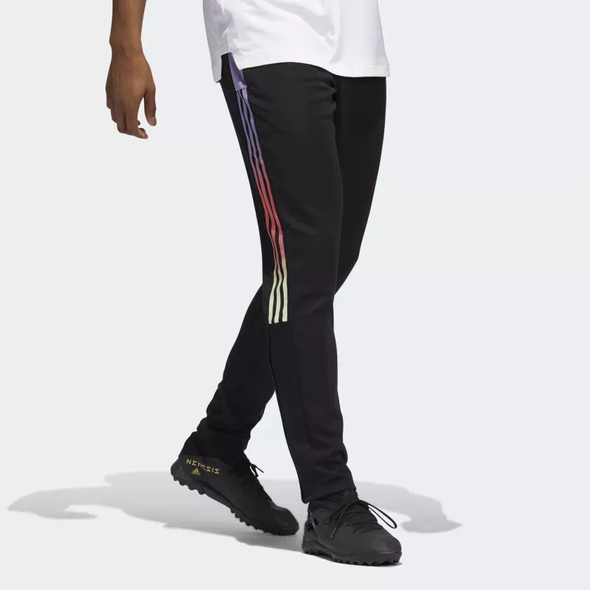 Adidas red white and shop blue pants