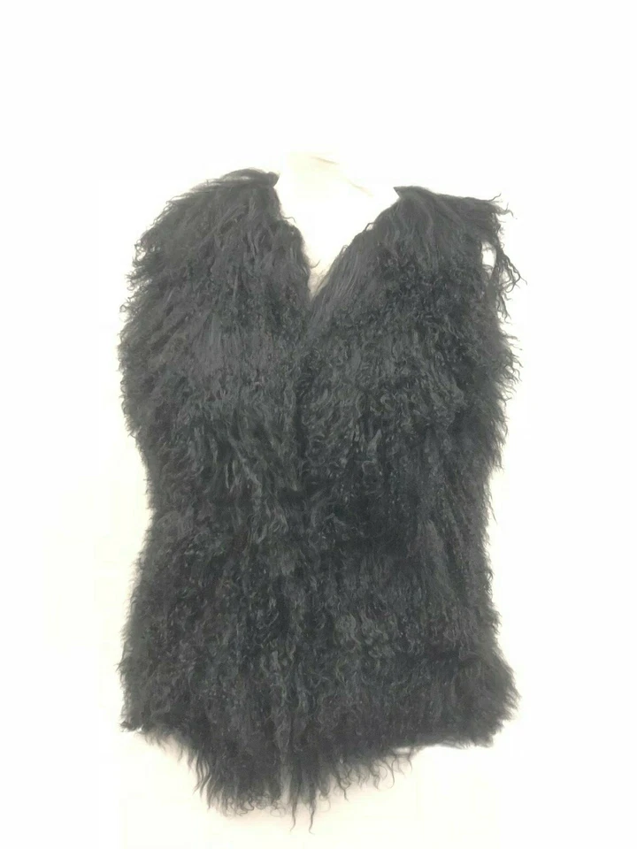 Chaleco de piel de oveja mongola UGG Abbey negro 1018968 para mujer Foto 4 de 4