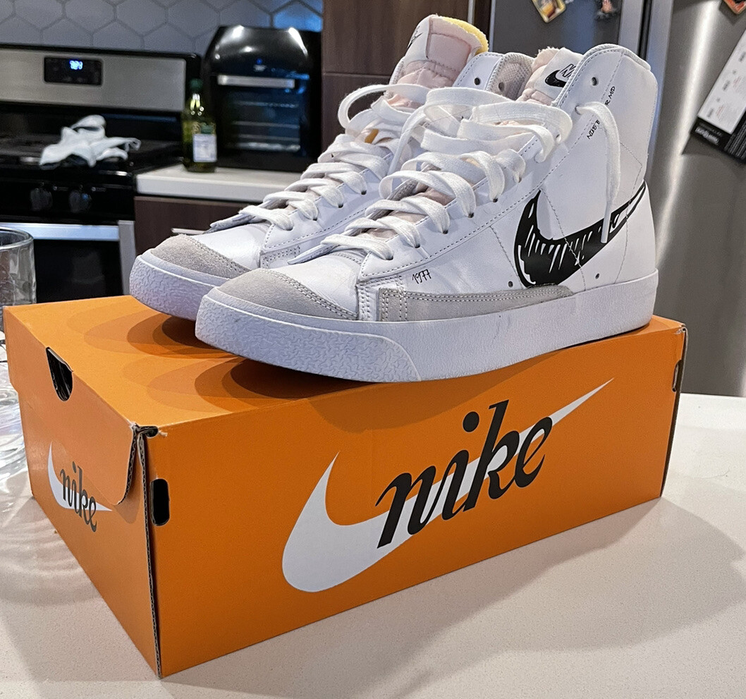 nike mid blazer sketch