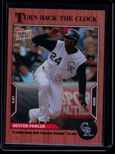 2022 Topps Now Turn Back the Clock #28 Dexter Fowler Cherry Parallel Card #d 1/7