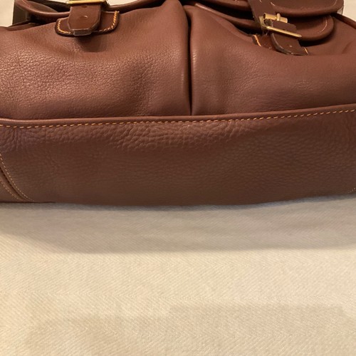 Bolso de Hombro BRADY ENGLAND Cuero Marrón Pesca Trucha - Imagen 11 de 13