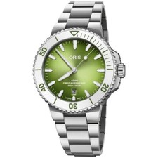 Oris Aquis Date Taste of Summer GRN Men's Watch 01 733 7787 4137-07 8 22 04PEB