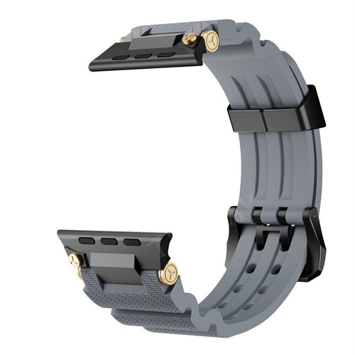 Cinturino Silicone per Apple Watch Ultra 2 49mm Serie 10 9 8 7 6 5 4 3 42mm 46mm - Foto 80 di 94