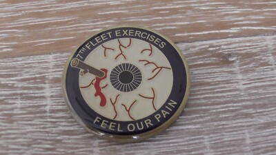 USN SEVENTHFLT Seventh Fleet Exercises Feel Our Pain Challenge Coin #C340