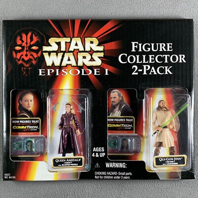 Queen Amidala Gui-Gon Jinn STAR WARS EPISODE 1 Figure Collector 2-Pack (Hasbro)