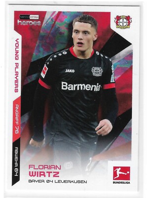 Florian Wirtz Bayer Leverkusen Bundesliga Match Attax Heroes 2020