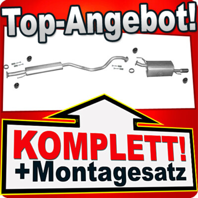Auspuff für NISSAN JUKE (F15) 1.6 Auspuffanlage