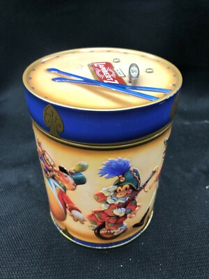 RARE VINTAGE LAMBERTZ GERMAN MUSICAL TIN COOKIE CHRISTMAS HENRY LAMBERTZ