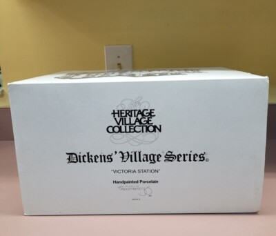 Dept 56 Dickens Village Series 'Victoria Station' 1989 5574-3 | eBay