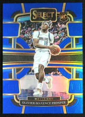 2023-24 Panini Select Olivier-Maxence Prosper #85 Mavericks RC Blue Prizms