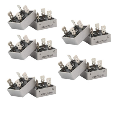 10 piezas KBPC5010 Diodo rectificador de puente de diodos 50A 1000V KBPC 5010 Po
