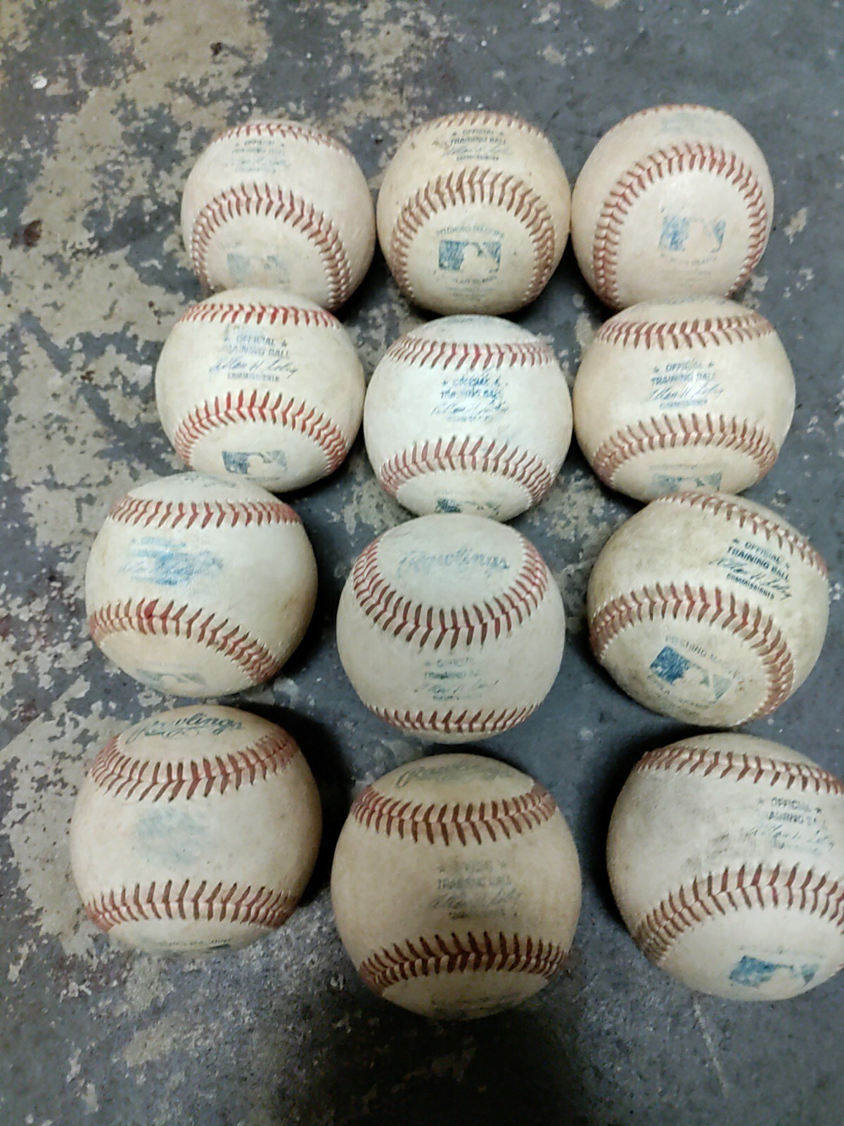 One Dozen / 12 Rawlings Omlb Batting Practice Baseballs MLB eBay