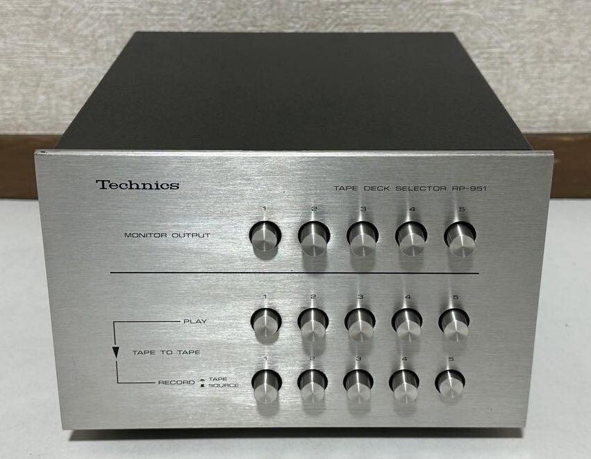 ☆ Technics テクニクス RP-951 テープデッキセレクター 現状品