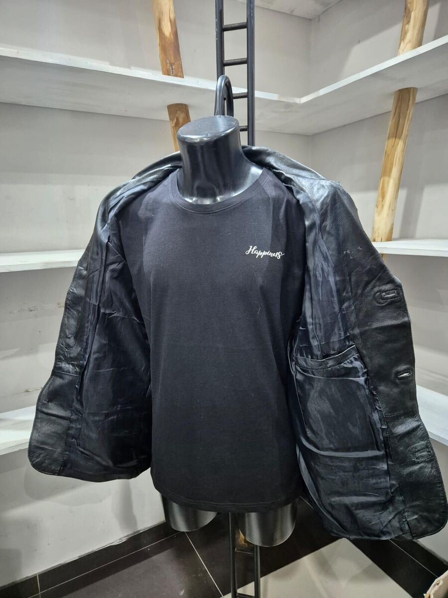 1957 Florence Jacket in Real Leather Used Men Size 50 Black 1957 Florence Jacket in Real Leather Used Men Size 50 Black