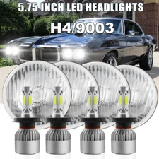 4Pcs 5 3/4'' 5.75"inch LED Headlights HI/LO Beam DRL for GTO Grand Prix Firebird