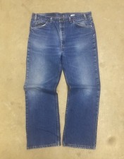 Vintage 90s Levi's 517 Orange Tab Cowboy Boot Cut Denim Jeans Fits 36x29