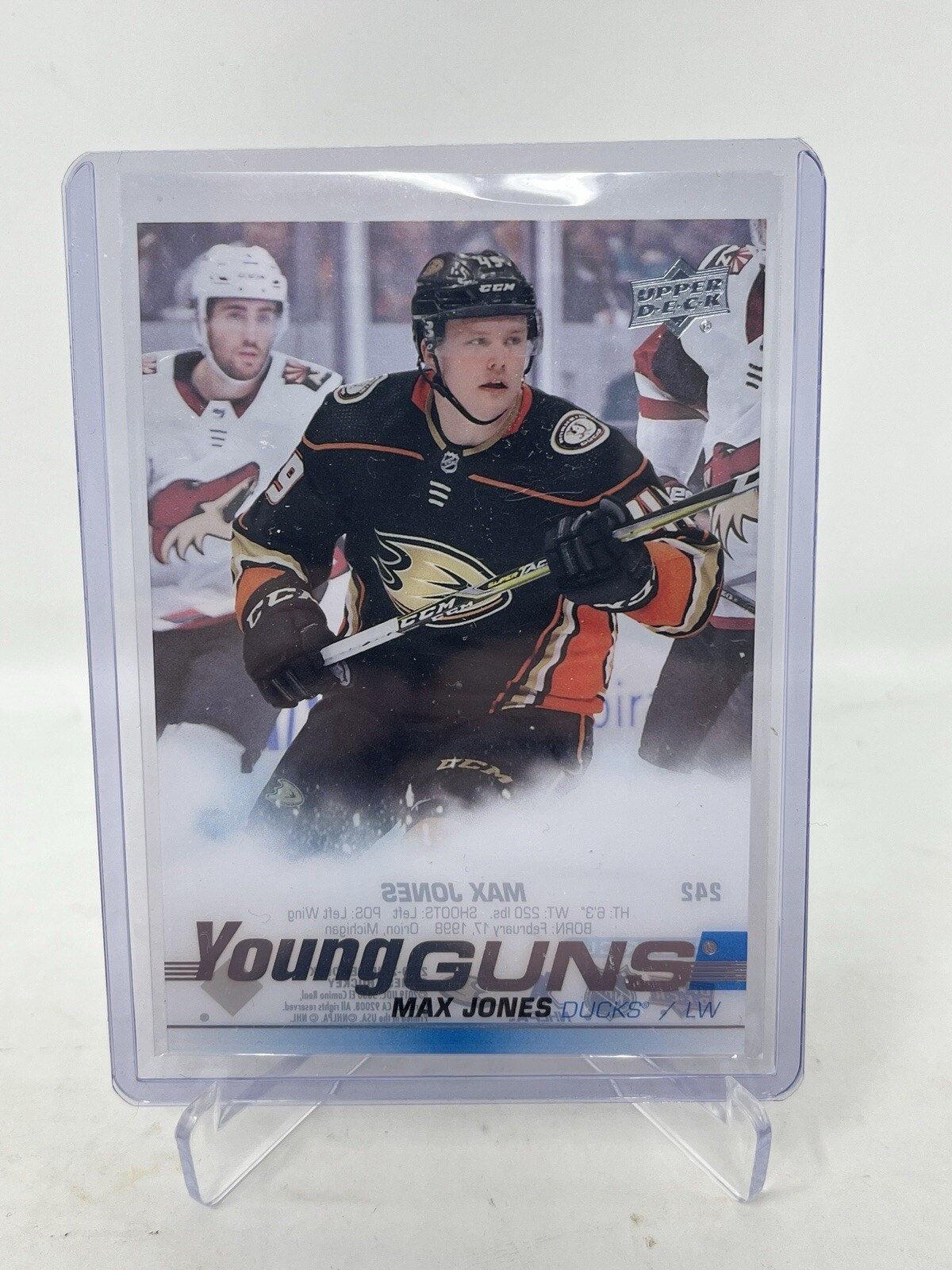2019-20 Upper Deck S1 Max Jones Clear Cut Young Guns #242