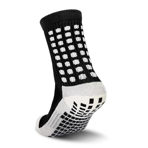 Kids Grip Soccer Socks Anti Slip Football Athletic Sports Crew Socks - Picture 1 of 8