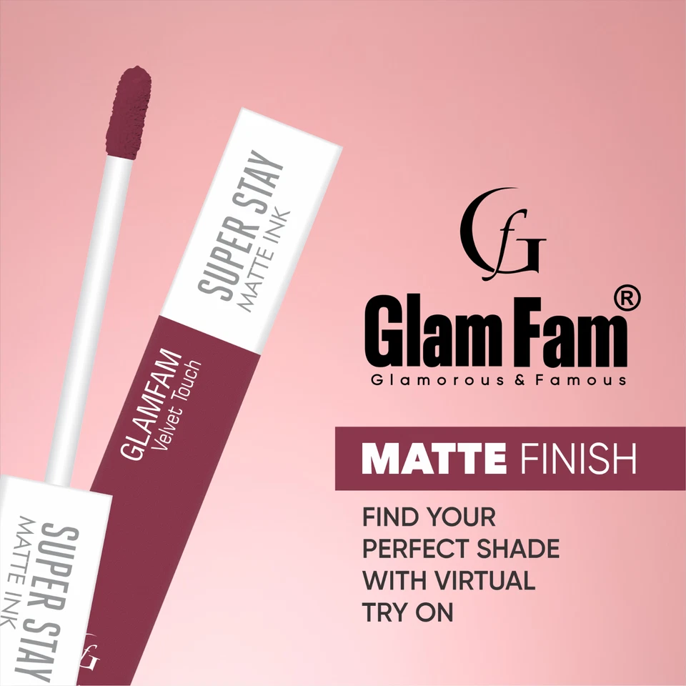 Glamfam Liquid Matte Lipstick, 16 Hour Long Lasting Liquid Lipstick, 5ml - Image 4 of 4