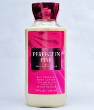 1 Bath Body Works PERFECT IN PINK 24HR Moisture Body Lotion Cream 8 oz