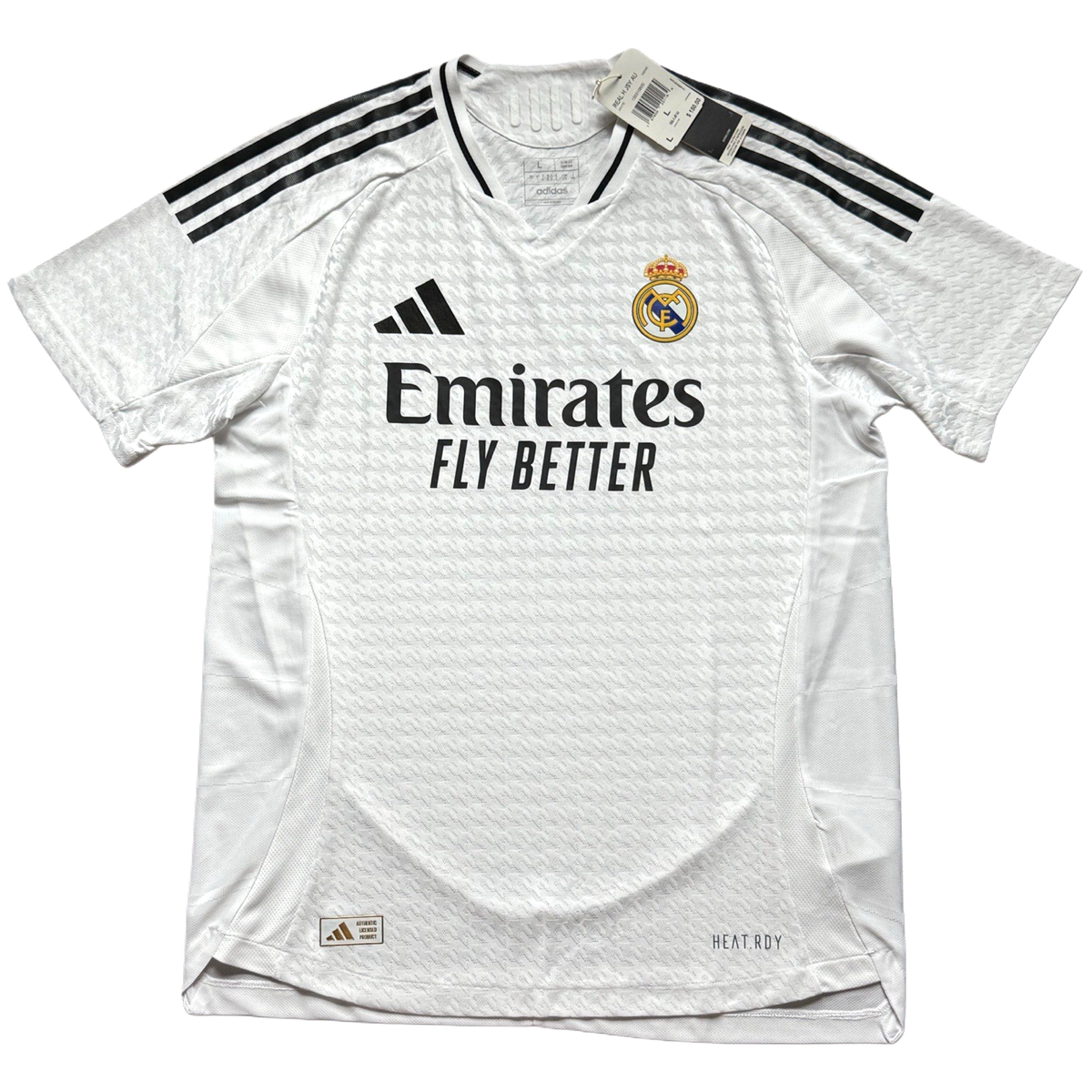 2024/25 Real Madrid Authentic Home Jersey #9 Mbappe Large Player