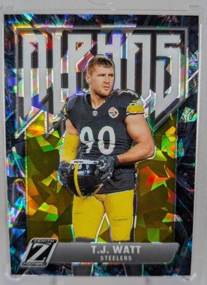 2024 Panini Zenith Alphas T.J. Watt Gold Ice Prizm SSP #21 See Desc.