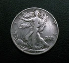 1943 Liberty Walking Half Dollar Silver .900
