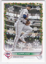 2022 Topps Holiday Baseball Luis Arraez #HW180