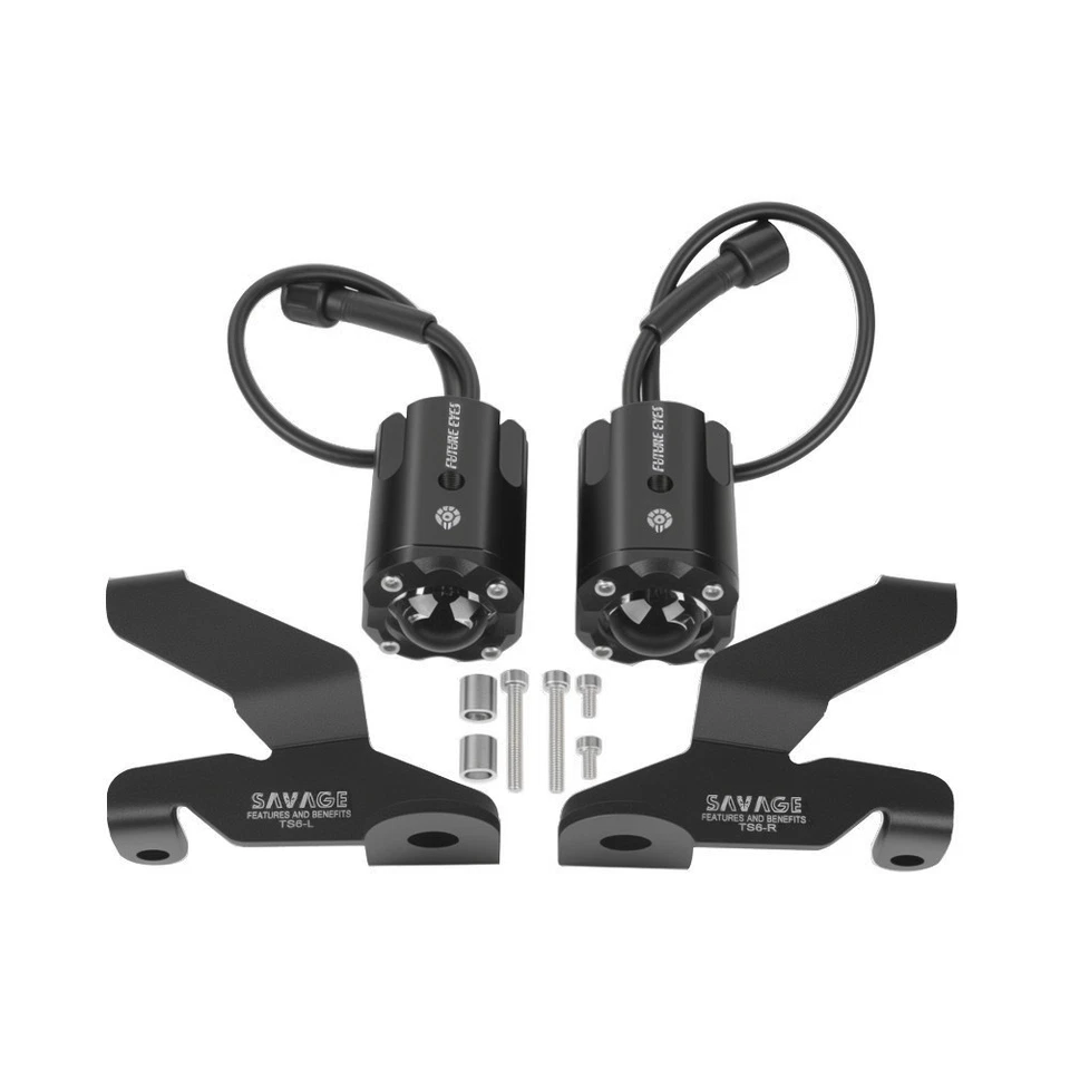 Foco delantero auxiliar LED antiniebla con soporte de montaje para Tiger Sport 660 800 Foto 4 de 4