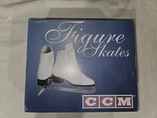 CCM Champion Figure Skates White Kids Size 11 #G-CH-110 EUC in Box