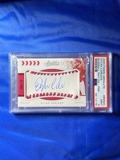 2020 Panini Absolute Baseball Material Signatures Dylan Carlson PSA 9 #’ed /75