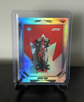 2025 Topps F1 Chrome Diamond Drives F1 Canadian Tribute Insert #F175-1