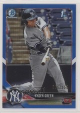 2018 Bowman Draft Chrome Blue Refractor 6/150 Ryder Green #BDC-84 0c6
