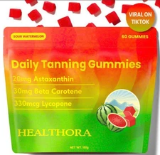 Natural tanning supplement crafted with astaxanthin,lycopene, and beta-carotene.