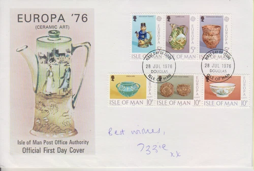 IZZIE BALMER SIGNED ISLE OF MAN FDC