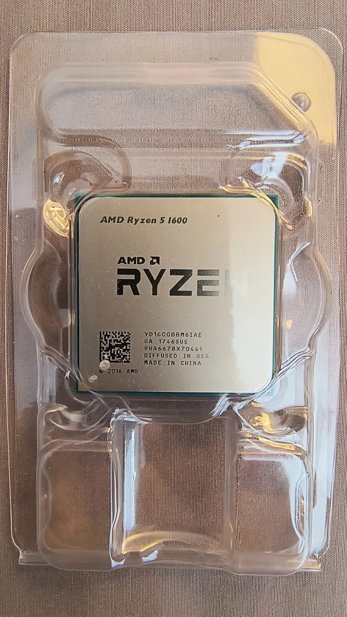AMD Computer Ryzen 5 AMD Ryzen 5 1600 Processor Model Processors