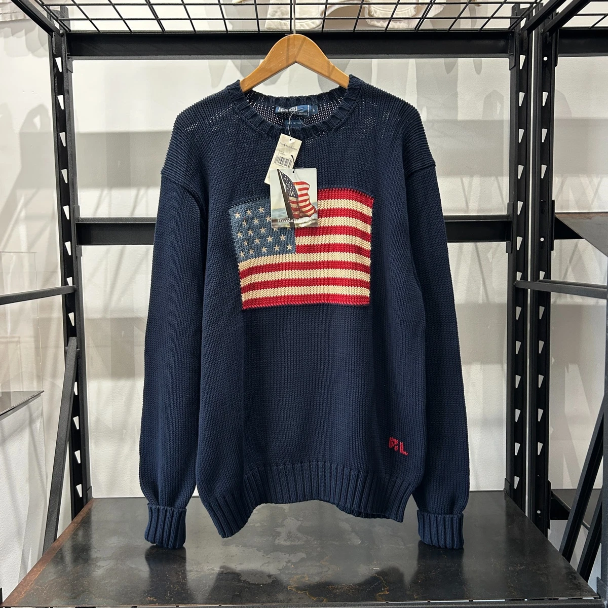 25+ Polo Ralph Lauren Blue Vintage Sweaters for Men for sale