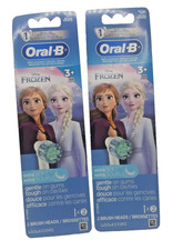 Lot Of 2 ORAL-B Kids Frozen Toothbrush Replacement Heads Kids 3 Years old 4 Pcs
