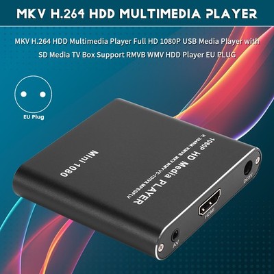 MKV 264 HDD Multimedia Player Full 1080P USB Media Player mit Media Bo2516