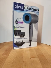 Bliss Bath and Home Bladeless Hair Dryer with Diffuser 1875W
