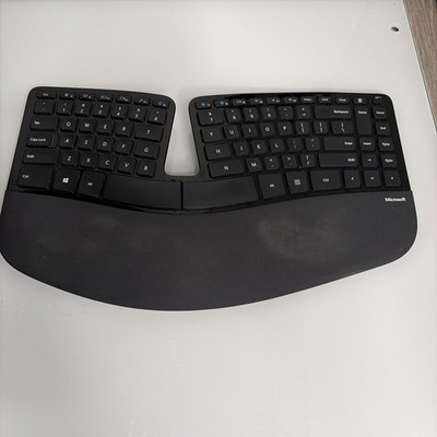 Microsoft Sculpt Ergonomic Keyboard 1559 Wireless Tested Split Curved No Dongle