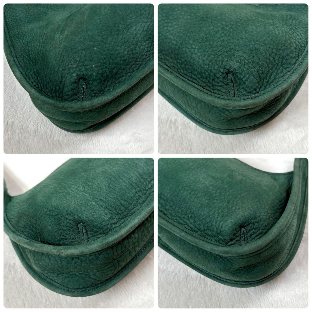 バッグ Vintage Coach Ergo Hand Bag Nubuck Green Coach Ergo Mini Satchel Green Vintage Rare Handbag