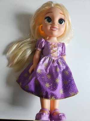 Disney Prinzessin Rapunzel Haar leuchtende Puppe leuchtendes singendes Spielzeug, 14 Zoll funktioniert 
