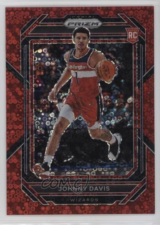 2022-23 Panini Prizm Fast Break Red Prizm /100 Johnny Davis #231